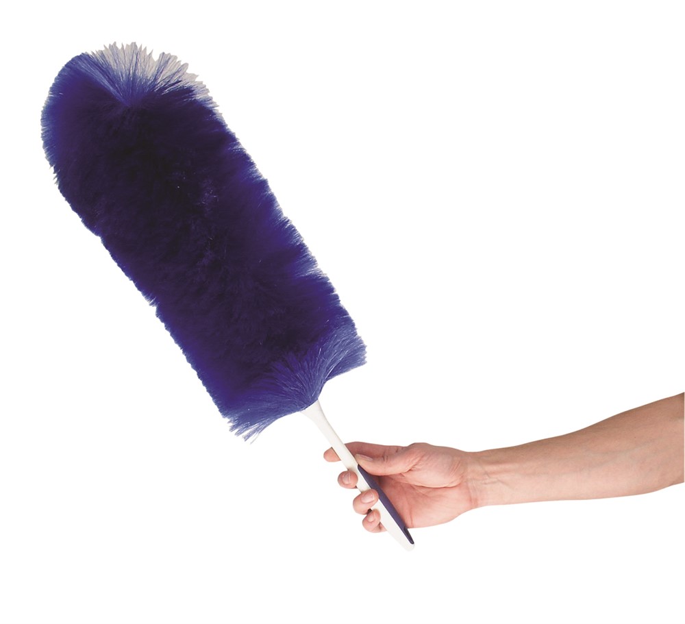 MAX Ergo Grip dammvippa med blått ergonomiskt handtag