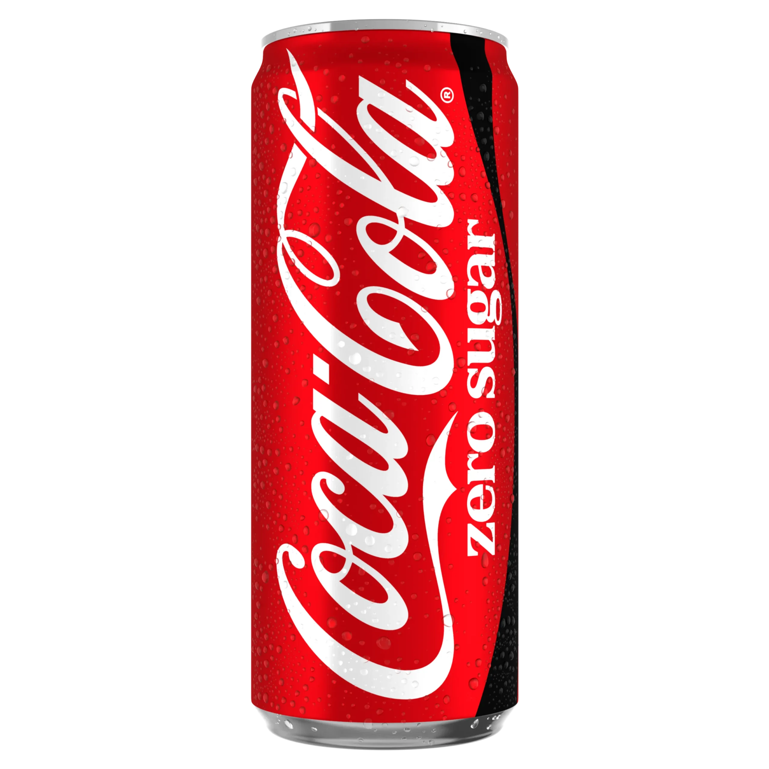 Coca-Cola Zero Sugar 33cl burk 20-pack för kök, gym och kontor - pant tillkommer