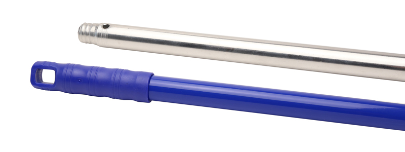 Minisvabbskaft Anna 150 cm blått lättviktskaft för mopp