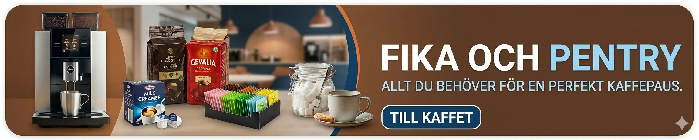 Kaffe/Te/Socker/Mjölk