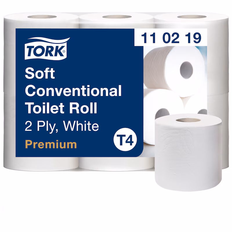 Tork 110219 mjukt toalettpapper Premium T4 2-lag