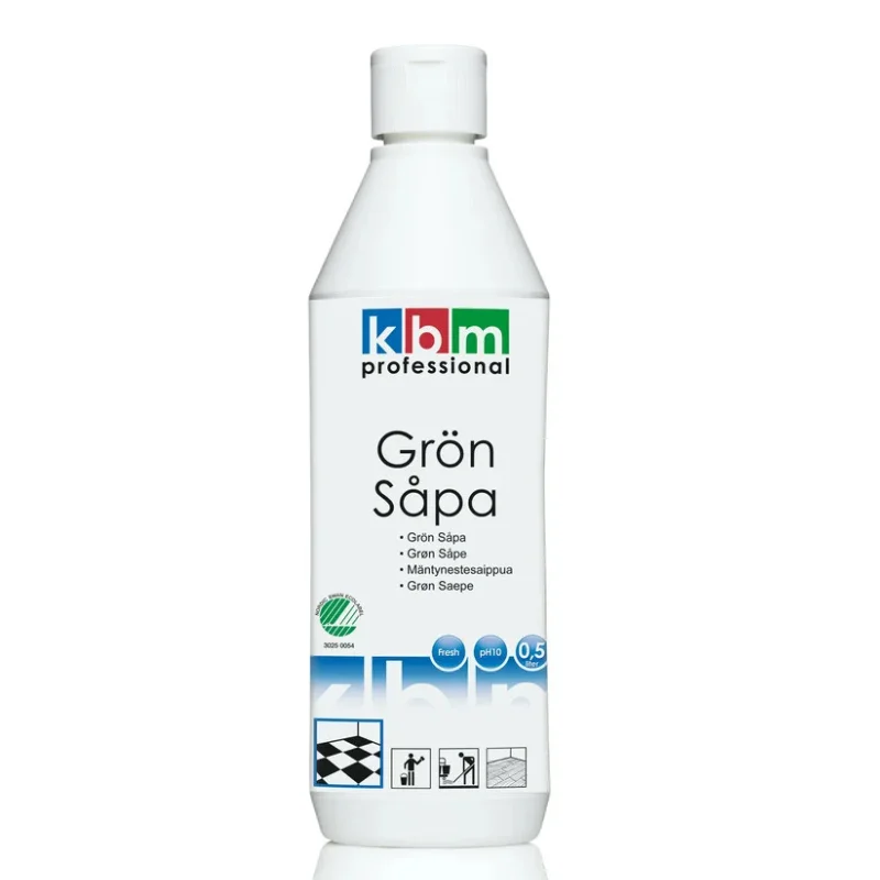 Grönsåpa Fresh 1 liter flaska med grönt allrengöringsmedel för effektiv städning