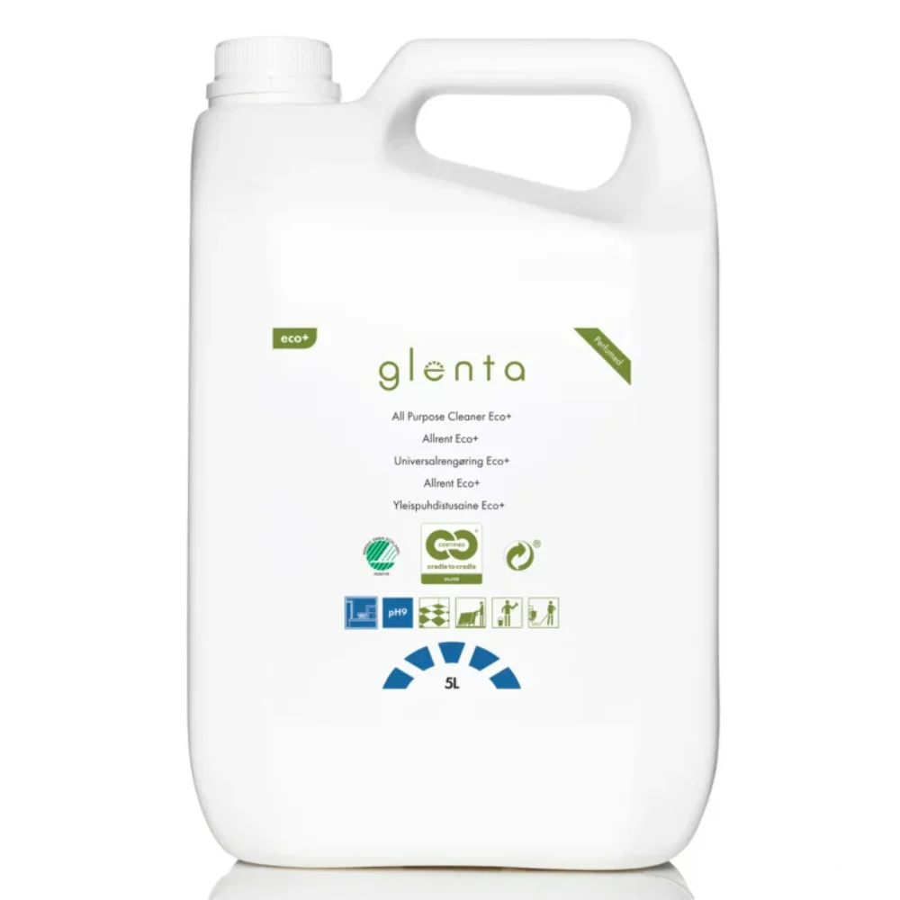 Glenta Eco+ Allrent 5L parfymerad Svanenmärkt allrengöring i vit dunk