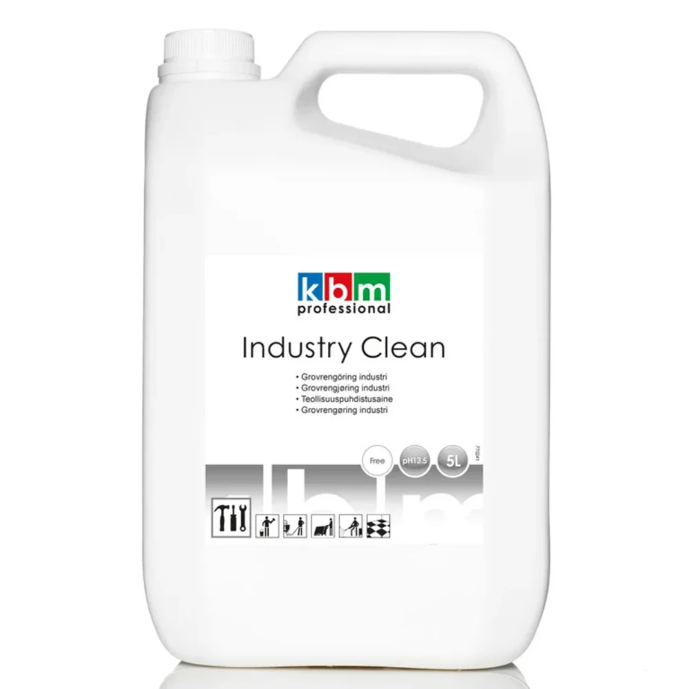 KBM Industry Clean 5L alkaliskt industri- och grovrengöringsmedel dunk