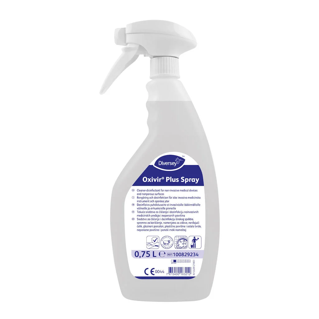 Oxivir Plus 750ml ytdesinfektion sprayflaska Svanenmärkt