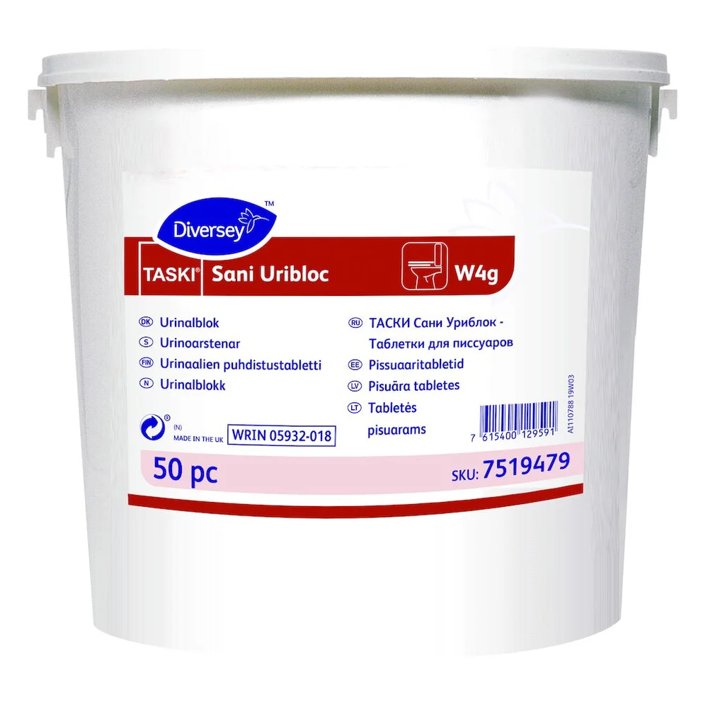TASKI Sani Uribloc W4g Urinoarstenar 50-pack hink