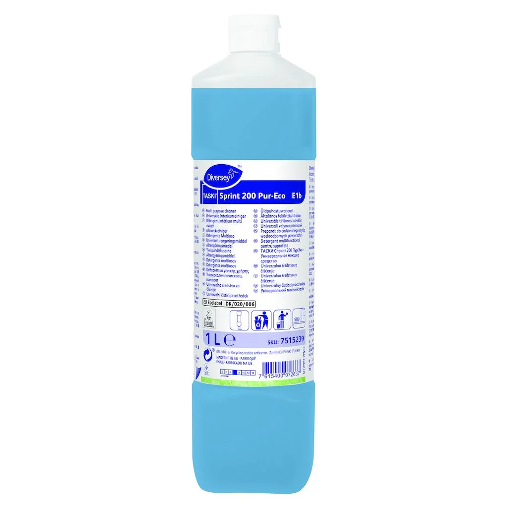 TASKI Sprint 200 Pur-Eco 1L allrent Svanenmärkt allrengöringsmedel i plastflaska