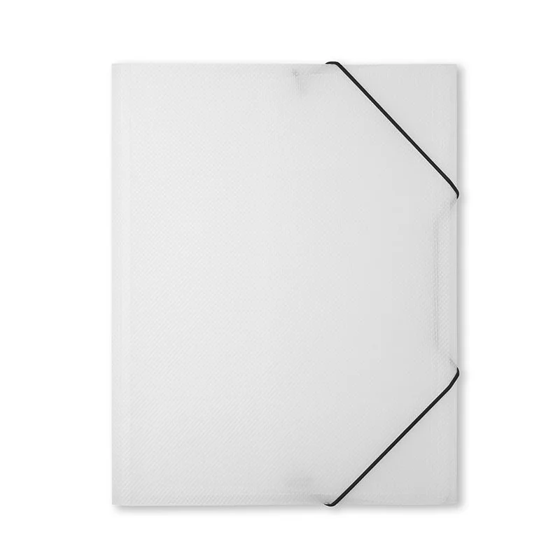 Docusmart Snoddmapp Spectra A4 i transparent plast med 3 klaffar och snoddar