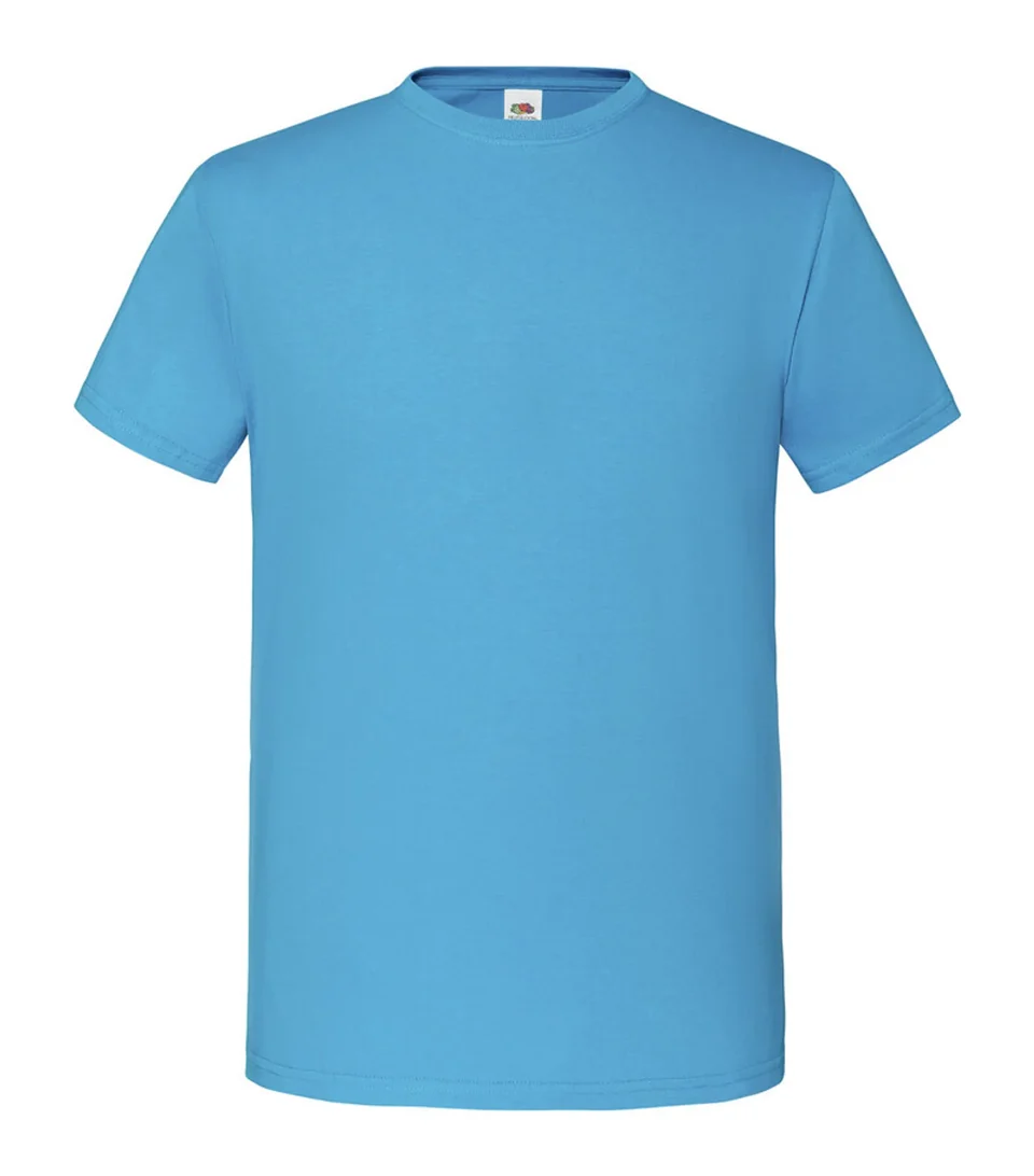 Fruit of the Loom Iconic 150 T-Shirt Azure Blue 150 g m2 i 100 procent ringspinnad bomull
