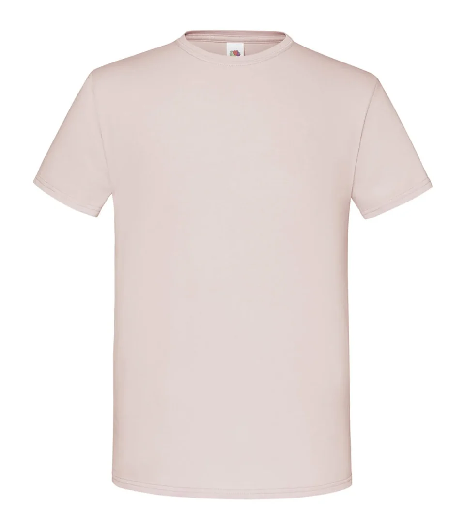 Fruit of the Loom Iconic 150 T-Shirt Powder Rose 150 g m2 i 100 procent ringspinnad bomull