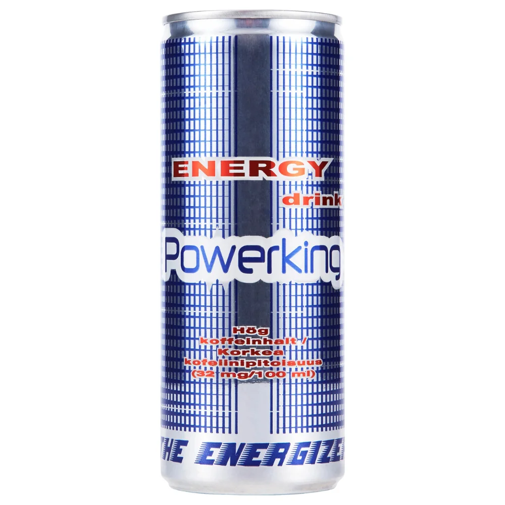 Powerking Energy Drink 25 cl energidryck i 24-pack platta
