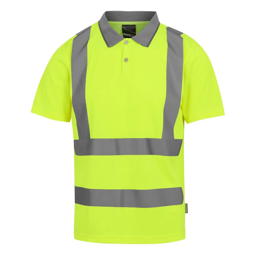 Regatta Professional Pro Varselpiké Gul 150 g/m² i micro mesh delvis återvunnen polyester EN ISO 20471 klass 2