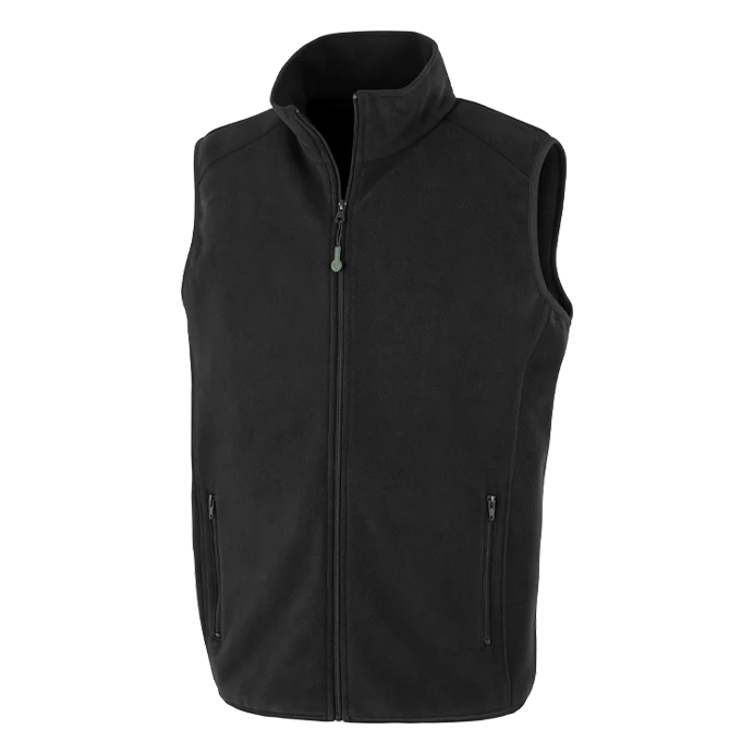 Result Recycled Fleeceväst Svart värmande fleeceväst i återvunnen polyester