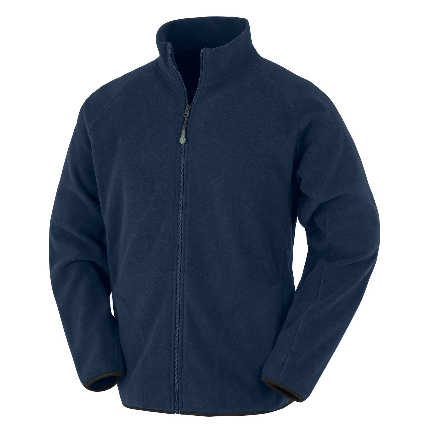 Result Recycled Microfleece Jacket Navy miljövänlig fleecetröja i återvunnen polyester