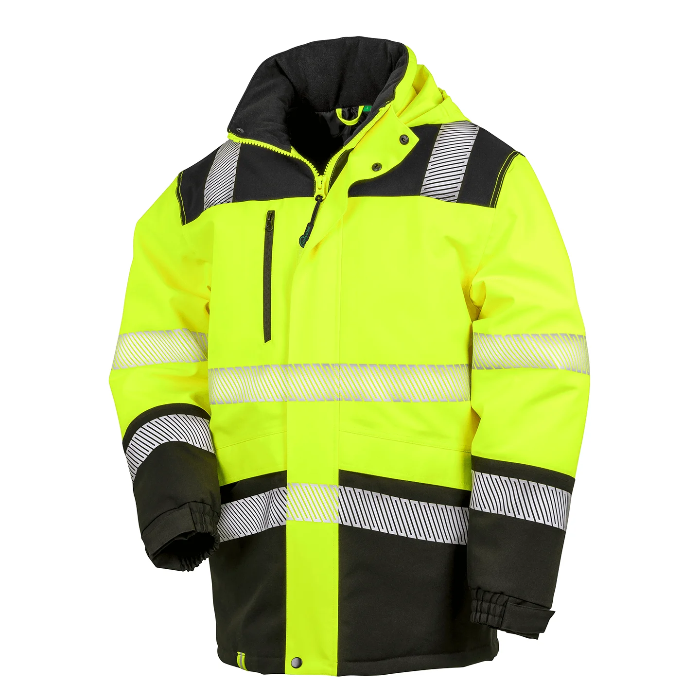 Result Recycled Vattentät Softshell Varselkappa Gul EN ISO 20471 Klass 2 EN 343 återvunnen softshellparkas