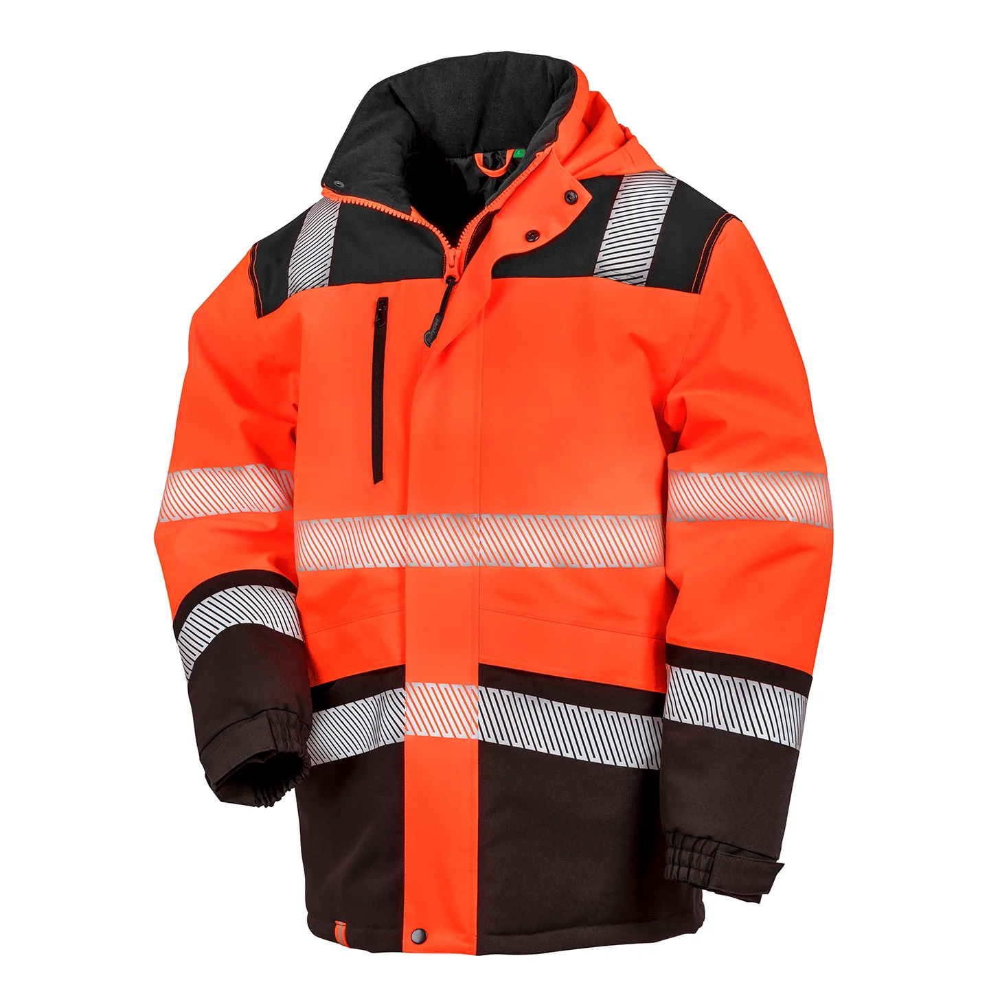 Result Recycled Vattentät Softshell Varselkappa Orange EN ISO 20471 Klass 2 RIS-3279-TOM återvunnen softshellparkas