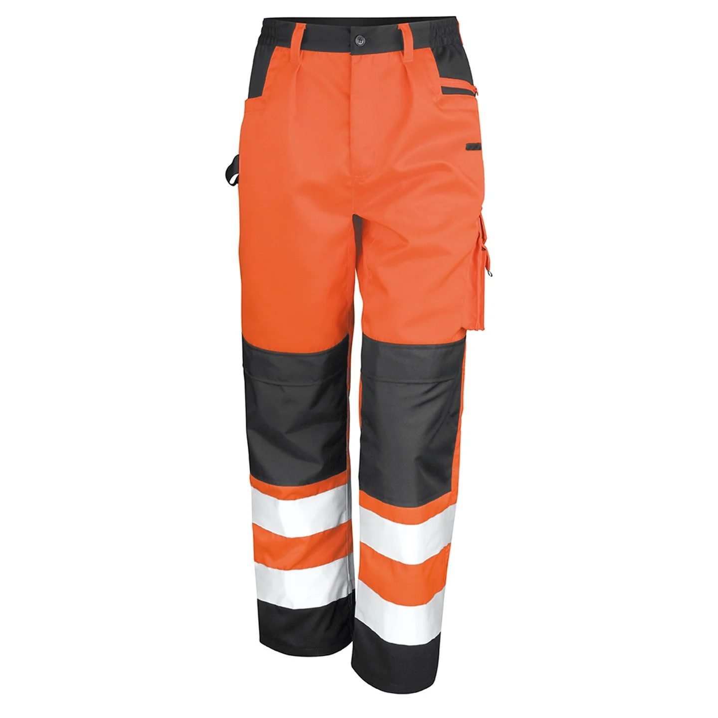 Result Safety Cargo Byxa Orange certifierad orange varselbyxa 280 g/m² EN ISO 20471 klass 2