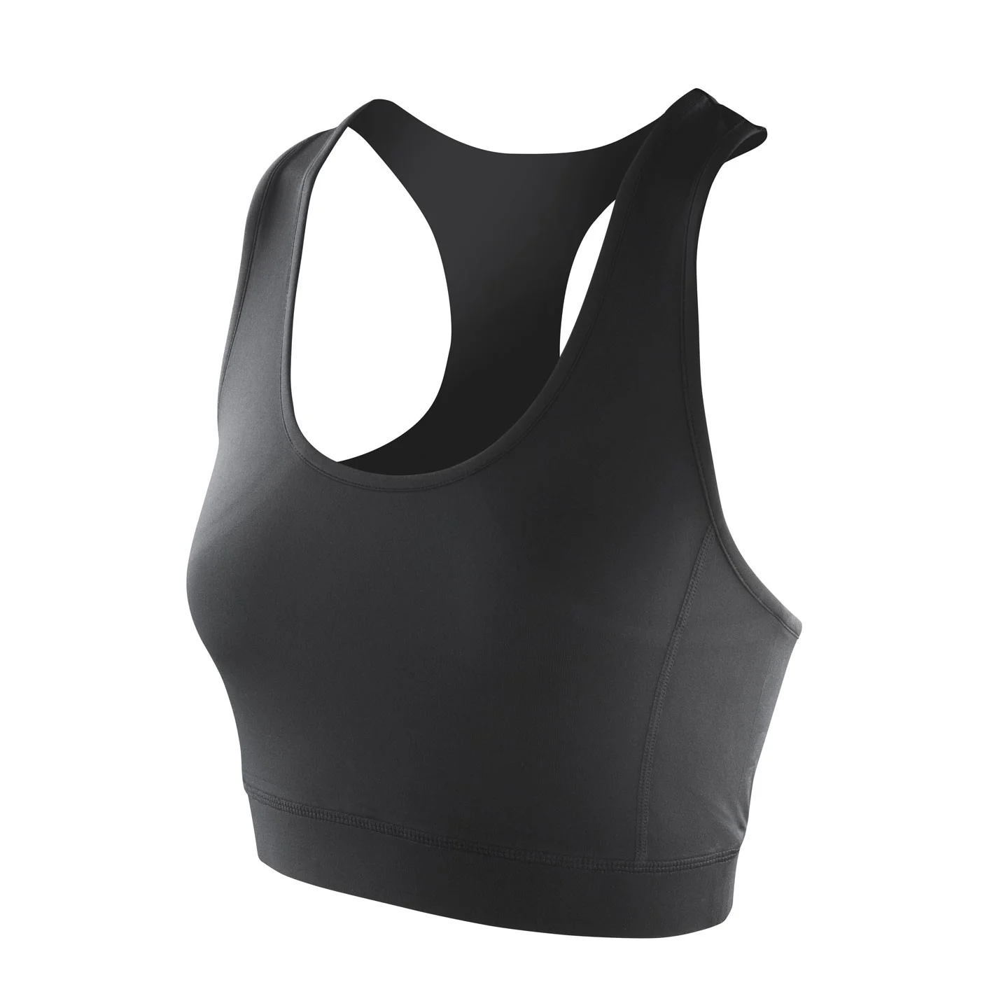 Spiro Women's Impact Softex Crop Top sömlös träningstopp i 88% polyester 12% elastan 200 g/m²