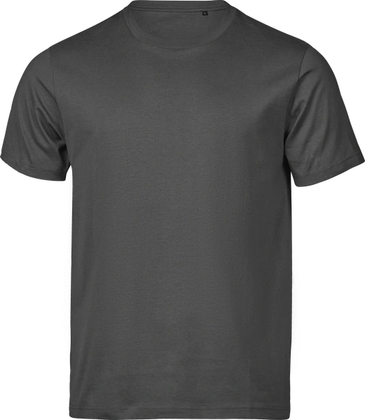 Tee Jays Luxury T-Shirt Dark Grey 185 g m2 i 100 procent kammad ekologisk bomull