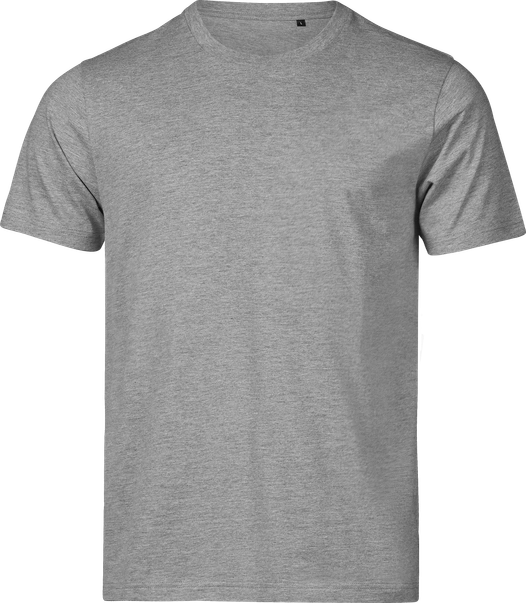 Tee Jays Luxury T-Shirt Heather Grey 185 g m2 i kammad ekologisk bomullsblandning