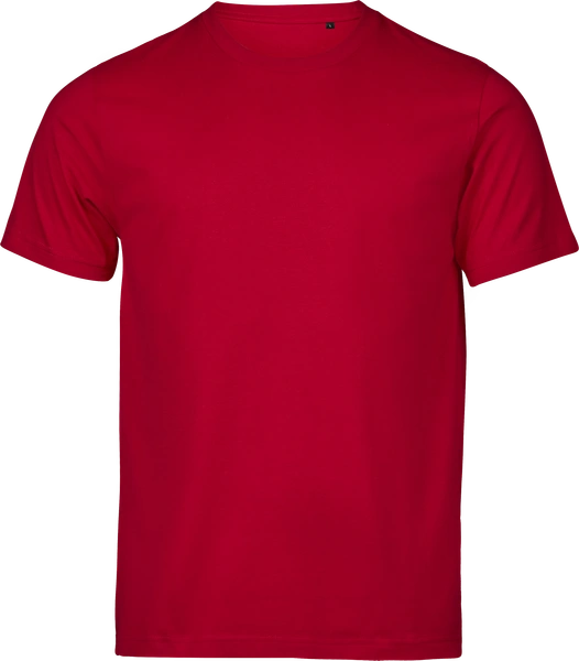 Tee Jays Luxury T-Shirt Powder Red 185 g m2 i 100 procent kammad ekologisk bomull