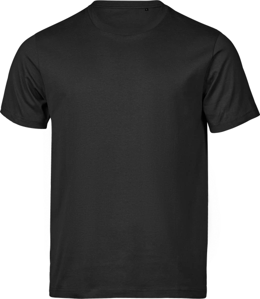 Tee Jays Luxury T-Shirt Svart 185 g m2 i 100 procent kammad ekologisk bomull
