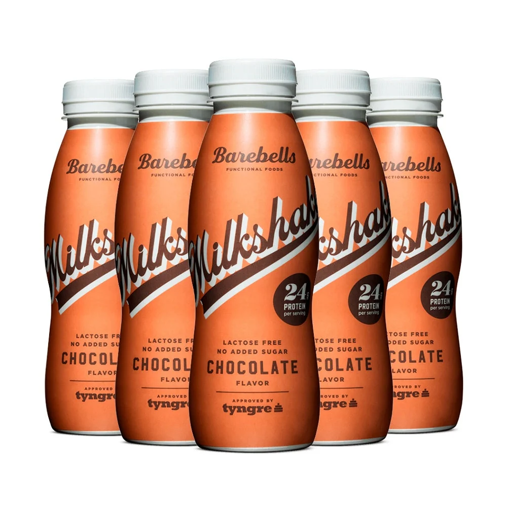 Barebells Milkshake Chocolate 330ml 8-pack för kök, gym och kontor