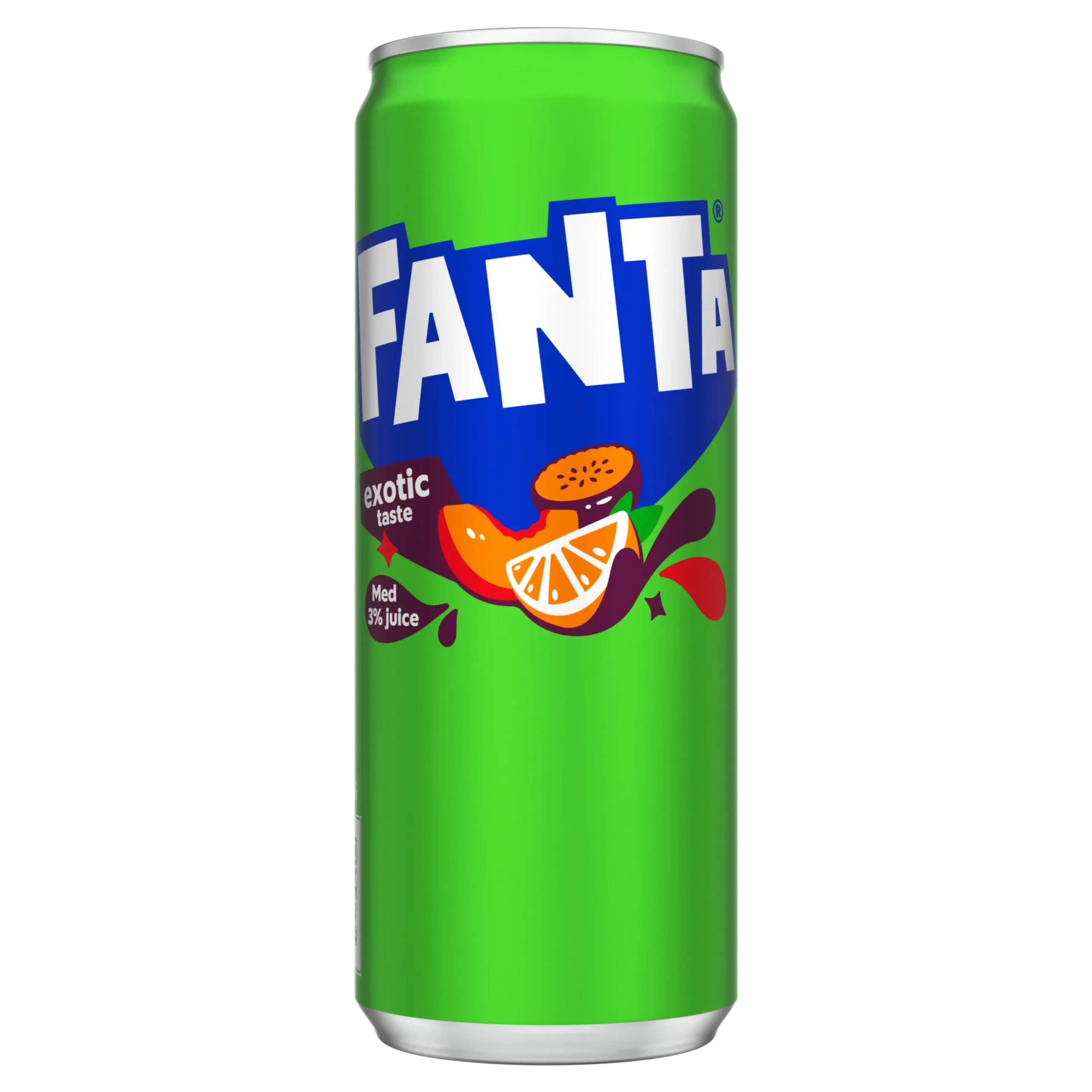 Fanta Exotic 33cl burk 20-pack för kök, gym och kontor - pant tillkommer